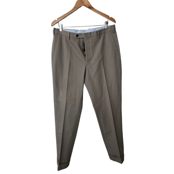 The Armoury Pants The Armoury Flat Front A Chino Khaki Trousers 50 0522 Poshmark